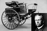 1886년 : 내연기관 삼륜차